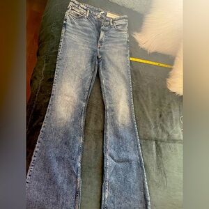 rag & bone Blue Flare Jeans